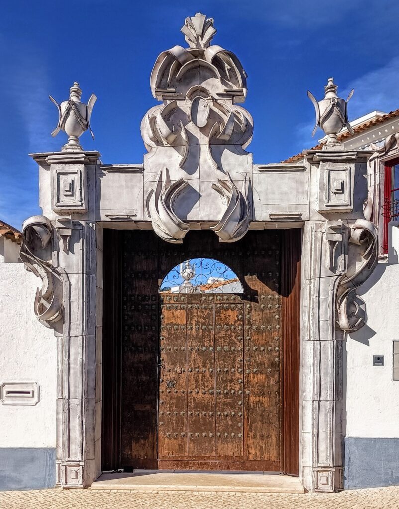 Frontal gates of the Hotel Vermelho, Melides
